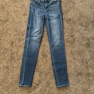 American Eagle Outfitters Dark Blue Skinny Jeans